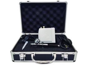 Kit Aerografia ONETOOLS - mini compressor c/ maleta + aerógrafo 0,3 copo fixo