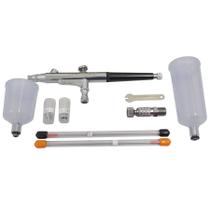 Kit Aerógrafo C/ Duas Canecas Dupla Ação + Acessórios ON04KIT Onetools Kit Aerógrafo C/ Duas Canecas Dupla Ação + Acessórios ON04KIT Onetools