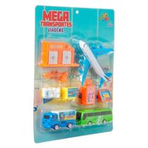 Kit Aeroporto Mega Transportes Viagens Zoop Toys