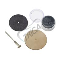 Kit Afiação Micro Retífica ( Disco, Assentador de couro Mandril e Pasta Abrasiva )