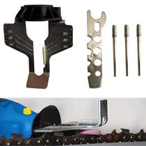 Kit Afiador Amolador de Corrente Motosserra para Dremel, Micro Retífica Kit Afiador Amolador de Corrente Motosserra para Dremel, Micro Retífica