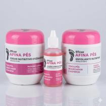 Kit Afina Pés Para Suavizar Calcanhares Rachados e Recuperar Pele Ressecada Kit Afina Pés Para Suavizar Calcanhares Rachados e Recuperar Pele Ressecada