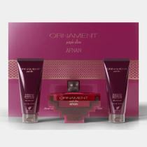 Kit Afnan Ornament Purple Allure Feminino 100ml + Loção 100ml + Sabonete Liquido 100ml