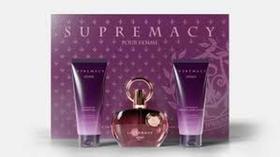 Kit Afnan Supremacy Purple Eau De Parfum 100ml + Gel De Banho + Body Lotion
