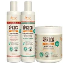 Kit África Baobá Apse Shampoo, Condicionador e Máscara 500g