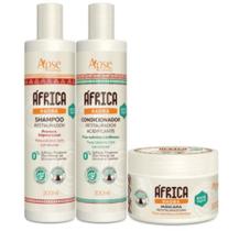 Kit África Baobá Apse Shampoo, Condicionador e Máscara Creme - Apse Cosmetics