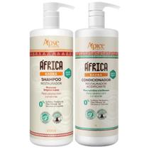 Kit África Baobá Shampoo + Condicionador Restaurador Vegano Para Cabelos Com Curvatura Apice 1L Kit África Baobá Shampoo + Condicionador Restaurador Vegano Para Cabelos Com Curvatura Apice 1L