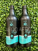 Kit Afro Magic NP Hair Solutions 1L Alinhamento Capilar Redução de Volume