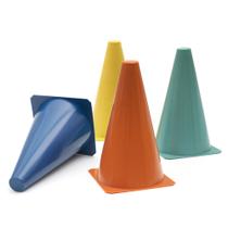 Kit Agilidade 6 Cones + 6 Chapéus Funcional Colorido - KeerSports