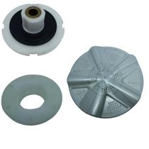 Kit Agitador Batedor 35,5cm Com Eixo + Acoplamento Cubo Tanquinho Lavadora Mueller Family Aquatec Supertank Original