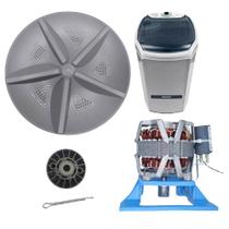 Kit Agitador Motor Premium Tanquinho Suggar Lavamax Eco 220V Completo Reparo Cobre Aço Reforçado Original