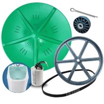 Kit Agitador Tanquinho Suggar Lavamax/Lavamatic 10kg 12kg Original Verde 30uf - Reparo Batedor Alta Qualidade