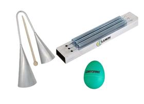 Kit Agogo Duplo + Reco Reco 3M + Ovinho Kit Agogo Duplo + Reco Reco 3M + Ovinho