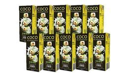 Kit Água de Coco Quadrado 200ml - 10 unidades