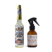 Kit Água de Florida Peruana 270ml e Spray Palo Santo 100ml Kit Água de Florida Peruana 270ml e Spray Palo Santo 100ml