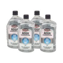 Kit Água Desmineralizada Radiadores Baterias 1L 4 Un.