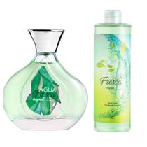 Kit Água Fresca Original Água De Cheiro Deo Colônia 140ml + Body Splash 500ml Cítrico Refrescante