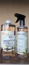 Kit Agua Perfumada Aromatizador Lençol Roupas - Refil 1 Litro - Lavanda Bambu Cerejeira Vanilla Baby