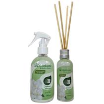 Kit Água Perfumada e Difusor Jasmim e Alecrim Casa Luxo Abelha Rainha Kit Água Perfumada e Difusor Jasmim e Alecrim Casa Luxo Abelha Rainha