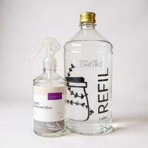 Kit Água Perfumada Tecidos Lençóis Roupas 500ml + Refil 1L