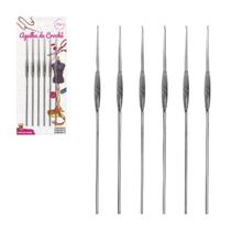 Kit Agulha Croche Aco Circulo 6 Unidades N 01 N 02 N 06 Kit Agulha Croche Aco Circulo 6 Unidades N 01 N 02 N 06