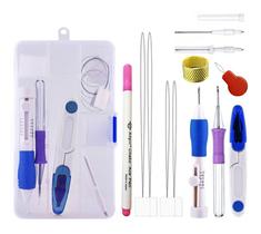 Kit Agulha Magica Bordado Ponto Russo Alto Relevo 10 Itens