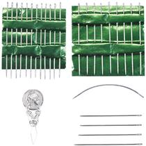Kit Agulha Mão Agulheiro Costura Passador Linha 27 Peças.