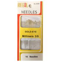 Kit Agulha Needles Gold Eye Milliners 3/9 - Generico Kit Agulha Needles Gold Eye Milliners 3/9 - Generico