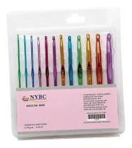 Kit Agulha Para Crochê - Pacote Com 12 Tamanhos - NYBC