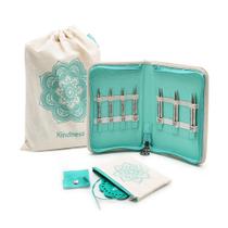 Kit Agulhas Circulares Intercambiáveis KnitPro Mindful 77pçs