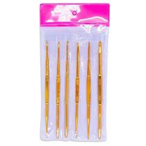 Kit Agulhas Crochê Duas Pontas (6 unid.) - OT20-174