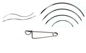 Kit Agulhas de costura "S" - Arco - Segurança - para couro peles lonas bovinos Kit Agulhas de costura "S" - Arco - Segurança - para couro peles lonas bovinos