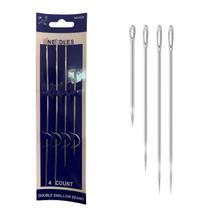 Kit Agulhas De Mão Grande Para Boneca De Pano Couro Lona Kit Agulhas De Mão Grande Para Boneca De Pano Couro Lona