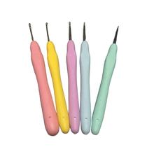 Kit Agulhas Para Croche 5un Soft Candy Colors