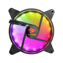 Kit Air Cooler Fan ARGB 140mm 3 Unidades Hidráulico Silencioso Preto Kit Air Cooler Fan ARGB 140mm 3 Unidades Hidráulico Silencioso Preto