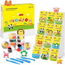 Kit Air Dry Clay MOEVERLIW para crianças com 12 pacotes e ferramentas Kit Air Dry Clay MOEVERLIW para crianças com 12 pacotes e ferramentas