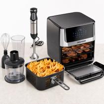 Kit air fryer 12l e mixer completo
