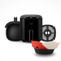 Kit Air Fryer Fritadeira Elgin 3,5L 127V com 2 Forminhas Silicone Antiaderente Resistente e Prática