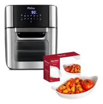 Kit Air Fryer Oven Philco 12L 127v com 3 Assadeiras Opaline Frita sem Óleo, Forno Elétrico Digital, Timer 90min