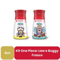 Kit AJI-NO-MOTO One Piece: Law e Buggy Frasco - 2 unidades