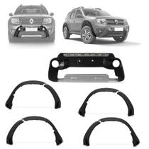 Kit Alargador de Paralamas e Overbumper Duster 2015 a 2020 Preto Tgpoli