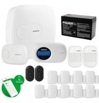 Kit Alarme 3G Intelbras AMT 2018 E com 11 Sensores Sem Fio e 100m de Cabo