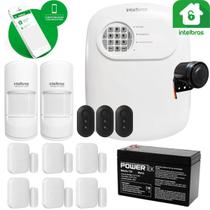 Kit Alarme 8 Sensor S/fio Intelbras Notificações Via Celular