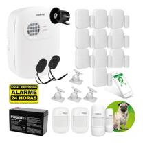 Kit Alarme Acesso Remoto Via Aplicativo C/ 14 Sensores S/f
