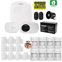 Kit Alarme Amt 2118 Eg C/ 10 Magneticos Sf E 8 Infra Pet Sf