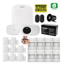 Kit Alarme Amt 2118 Eg C/ 8 Magnéticos Sf E 8 Infra Pet Sf