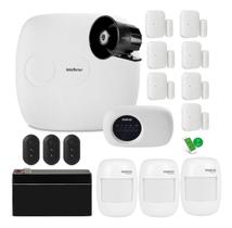 Kit Alarme Amt 4010 Smart Net Intelbras Com 12 Sensores Sf