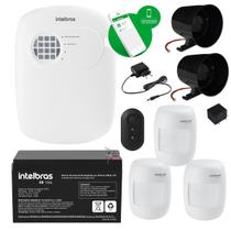 Kit Alarme Anm 24 Net 3 Sensor Infra C/ Fio Intelbras