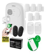 Kit Alarme Anm 24 Net 5 Sensor Magnético 2 Ivp 4000 S/f