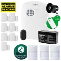 Kit Alarme ANM 24 NET Híbrido com 10 Sensores Pet Friendly e Acesso Via App